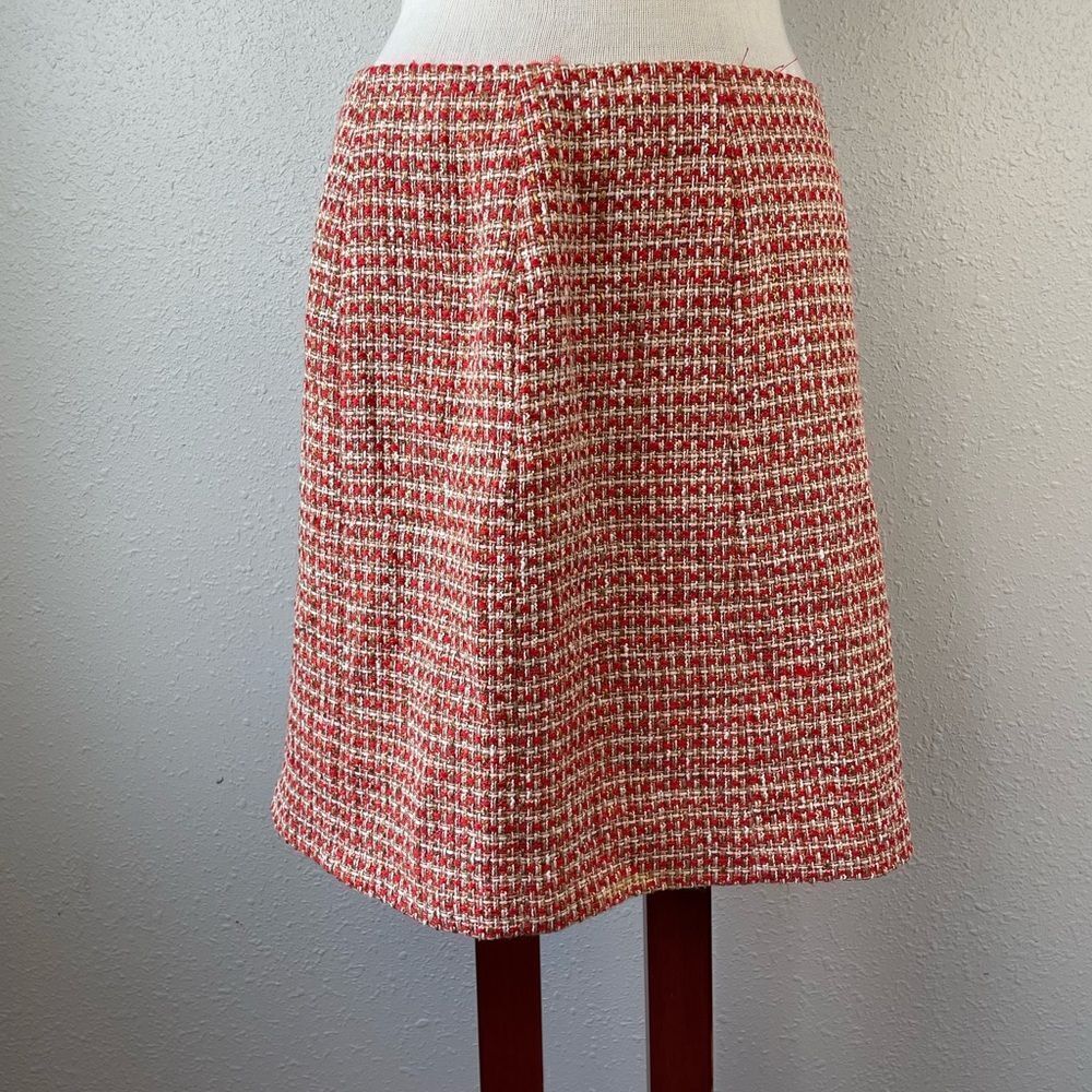 Plaid Midi Skirt Size 8 EUC